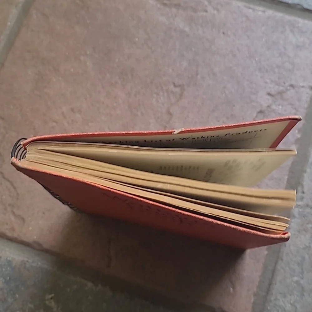 Vintage spiral bound Watkins Cook Book 1936 J.R. Watkins Co